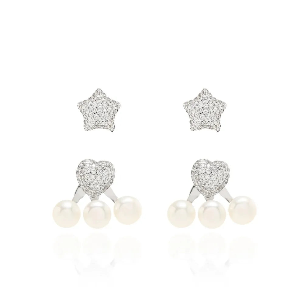 SHELLY EARRING - 4 IN 1