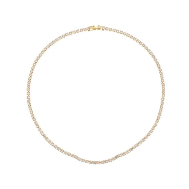 EVA TENNIS NECKLACE GOLD