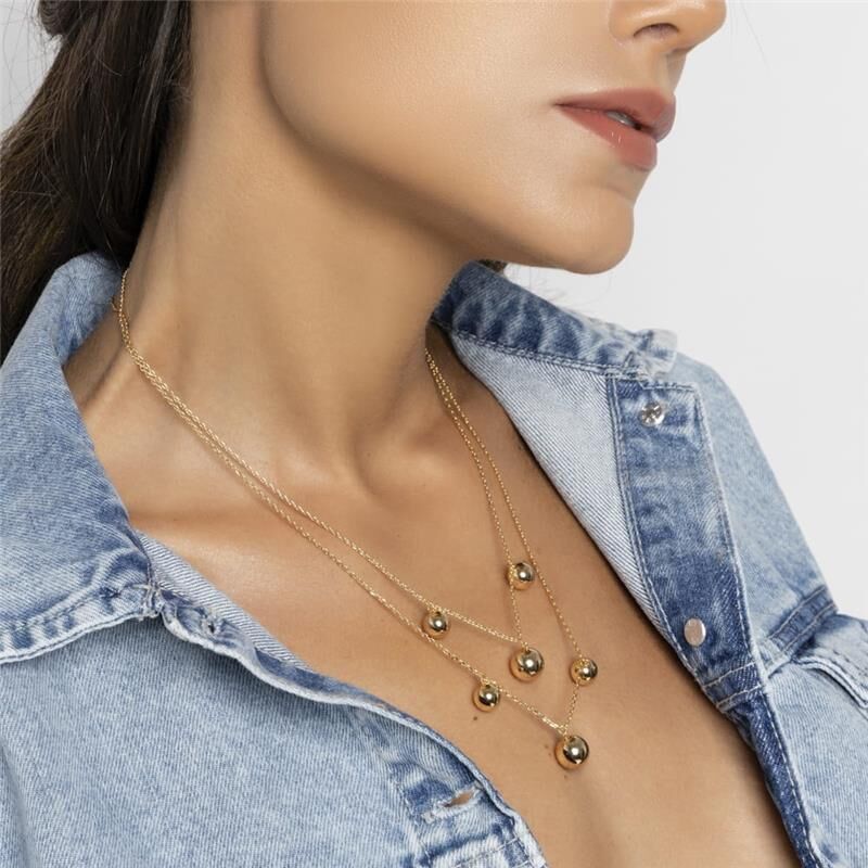 TEREZA NECKLACE RHODIUM