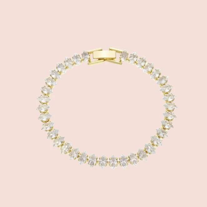 AMALIA TENNIS BRACELET GOLD