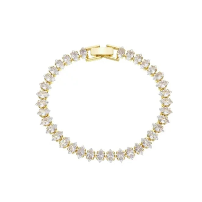 AMALIA TENNIS BRACELET GOLD