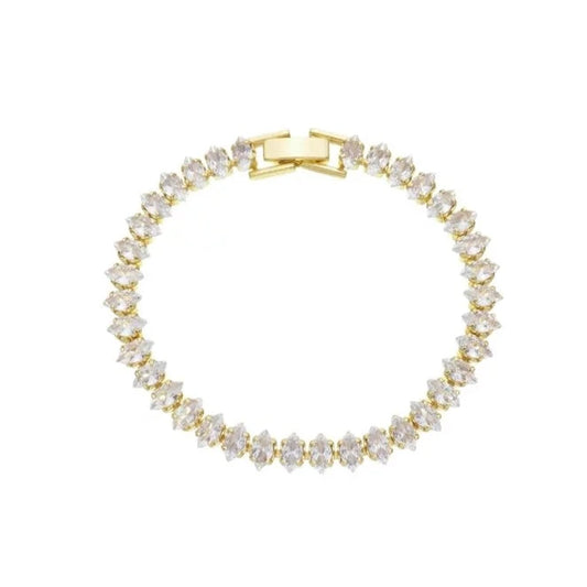 AMALIA TENNIS BRACELET GOLD