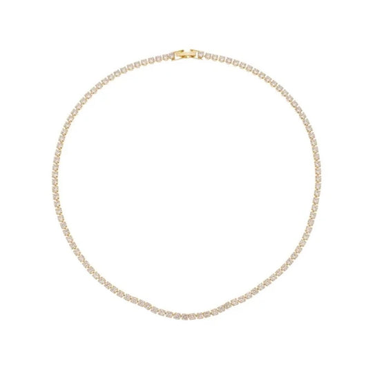 EVA TENNIS NECKLACE GOLD