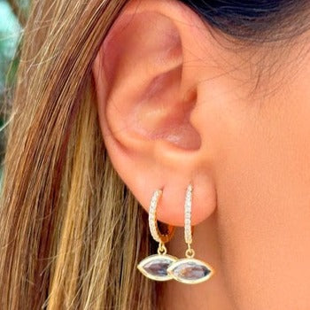 NAVY EARRING