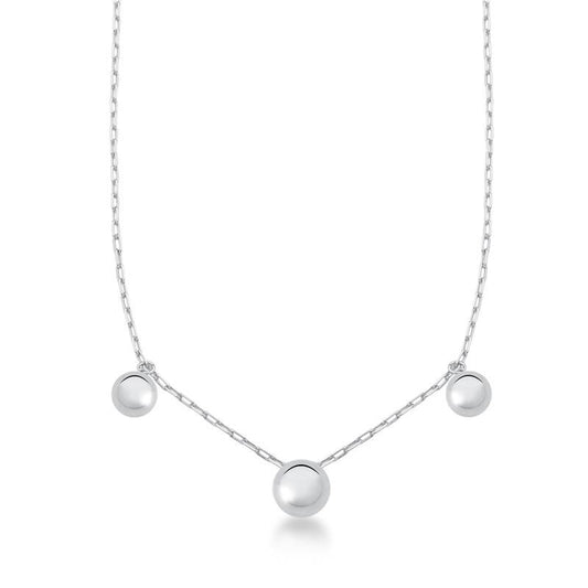 TEREZA NECKLACE RHODIUM
