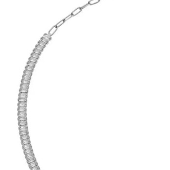 ADA TENNIS NECKLACE RHODIUM
